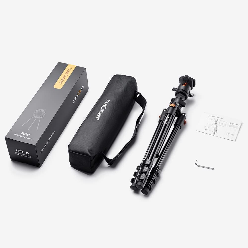 K&F Concept K234A0+BH-28L Video Tripod