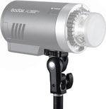 Godox AD300Pro flash light on a white background