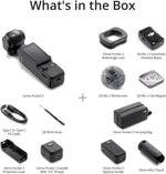 List of items included in a box with corresponding icons and text labels.