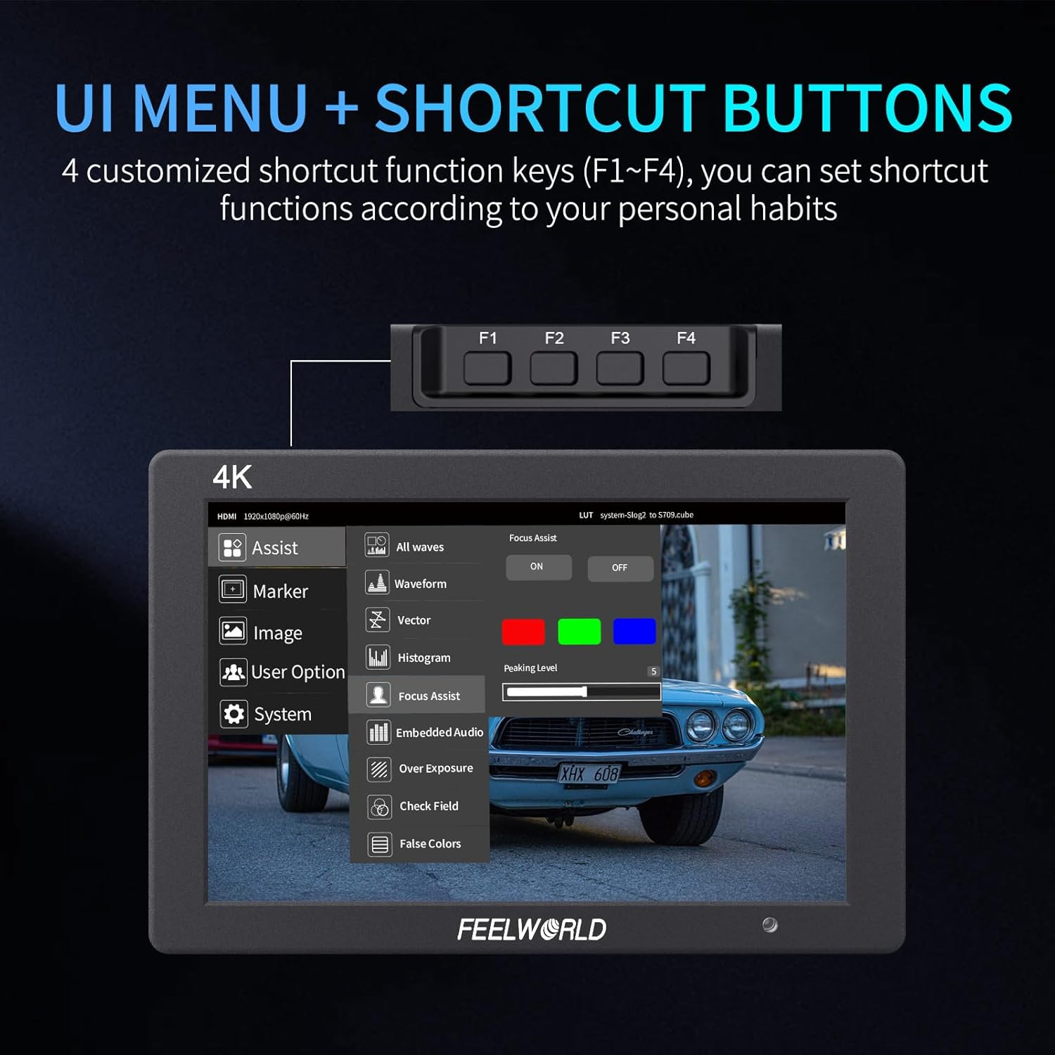 T7PLUS DSLR Camera Field Monitor 7 Inch