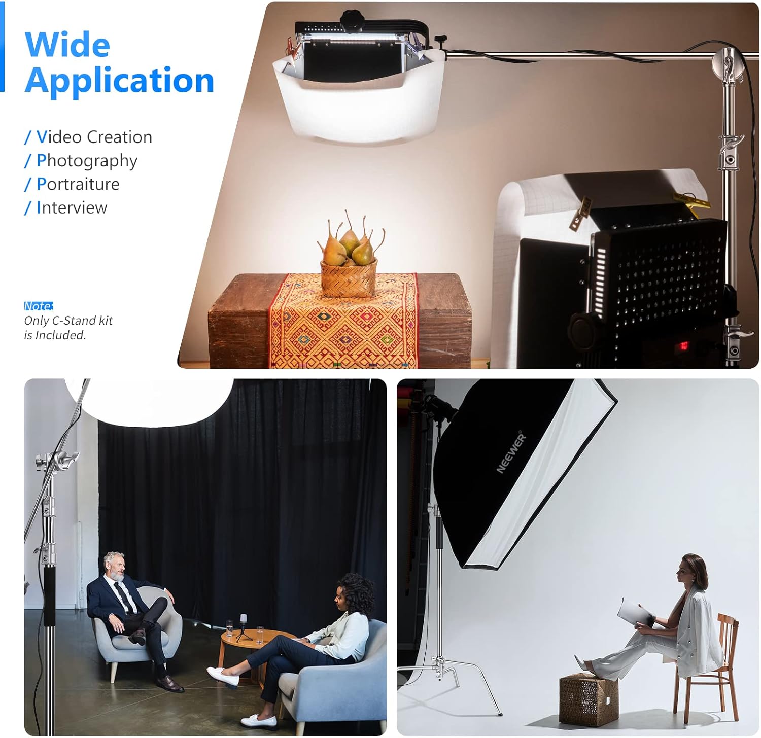 Neewer Pro 11ft C-Stand