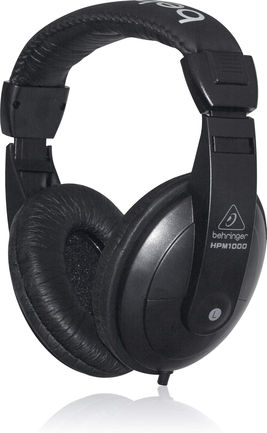 Black Behringer HPM1000 headphones on a white background