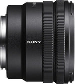 Sony camera lens on a white background